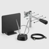 Antennes DAB, FM et TNT pour réception radio et TV