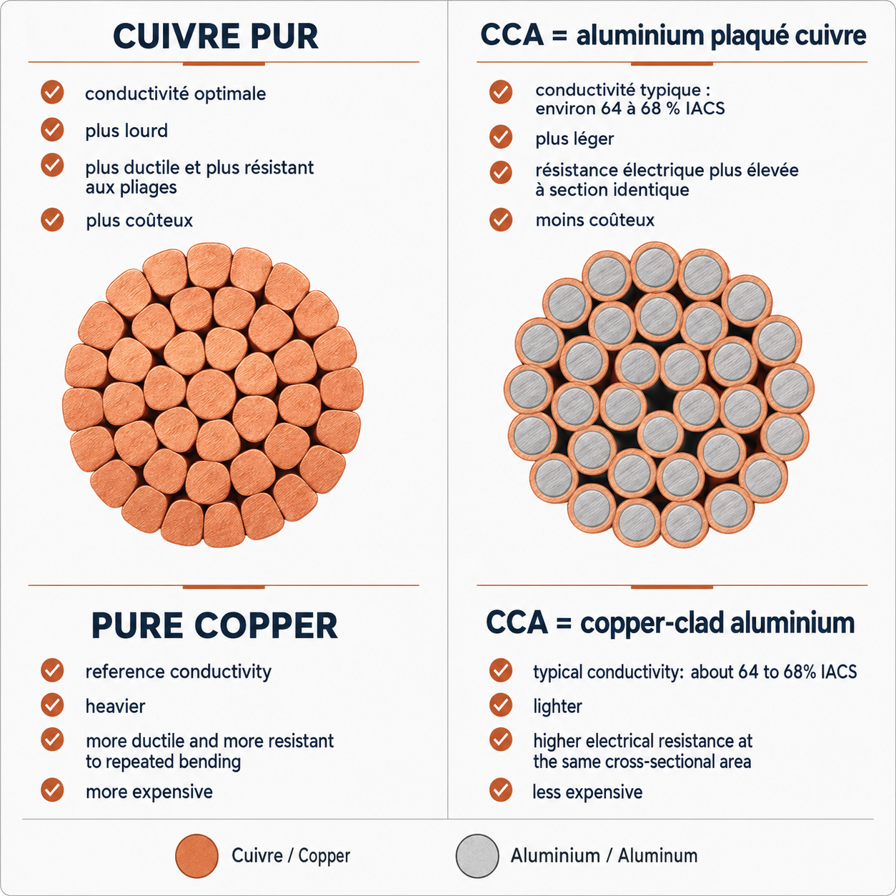 copper vs CCA