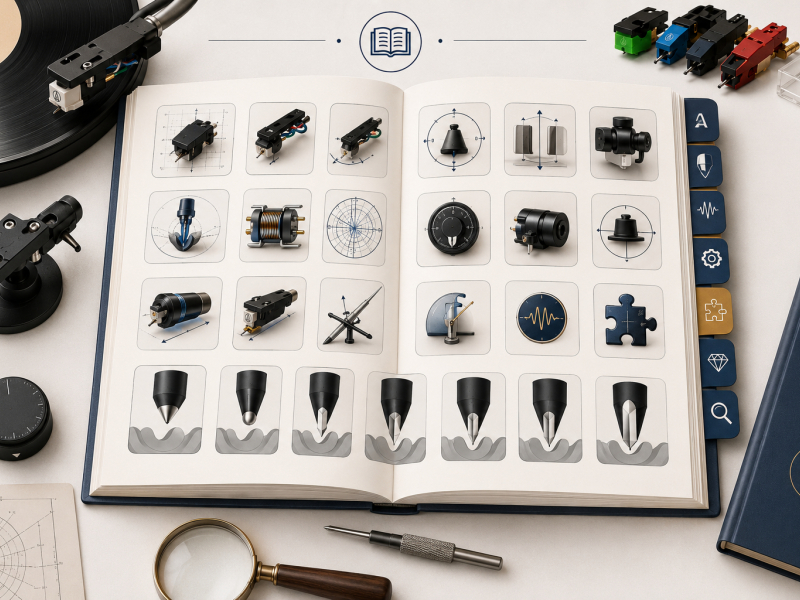 Glossaire technique des stylets, diamants et cellules phono